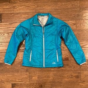 L.L. Bean Light Puffer Jacket (teal)